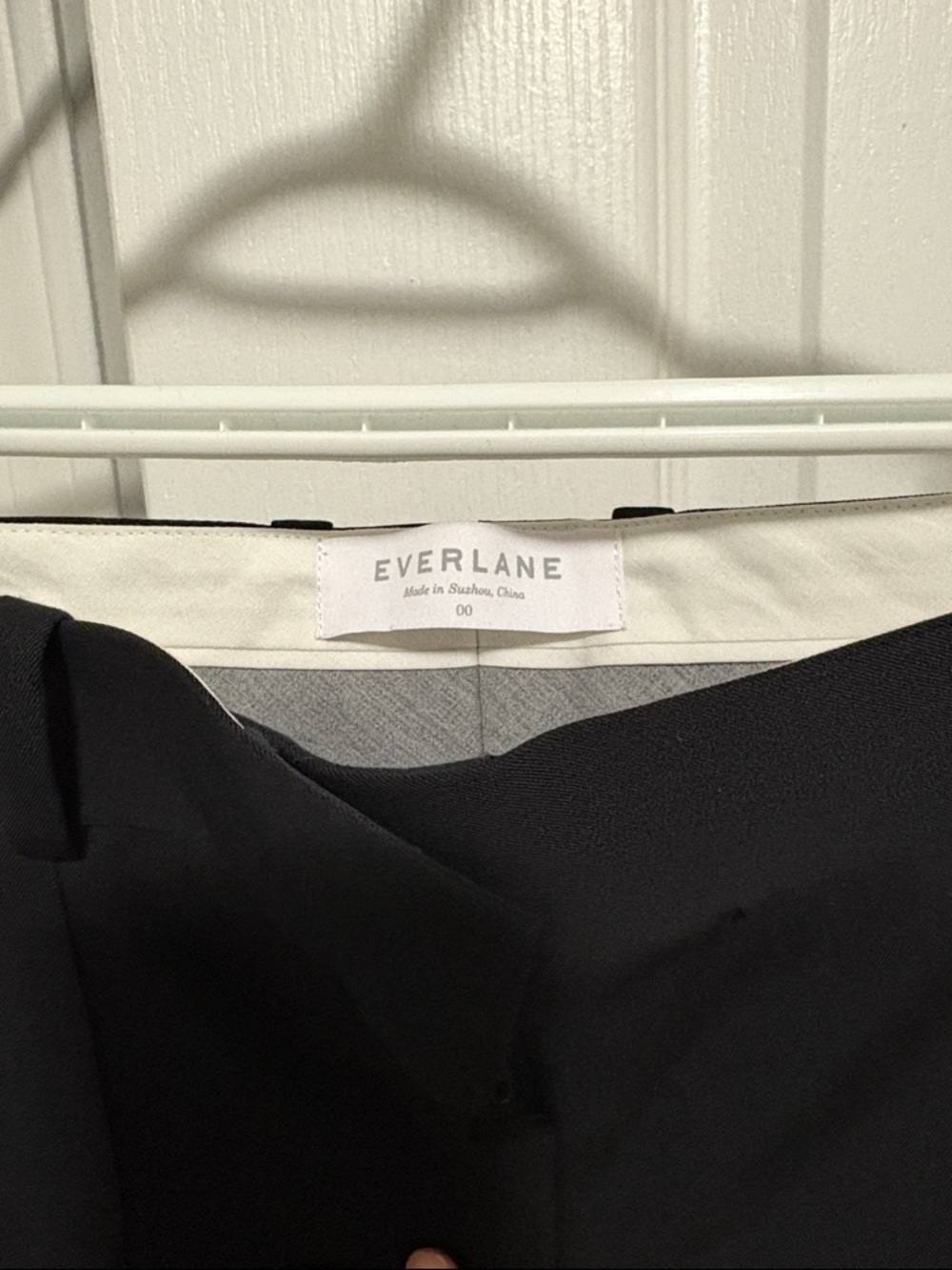 Everlane Black High-Waist Dress Pants